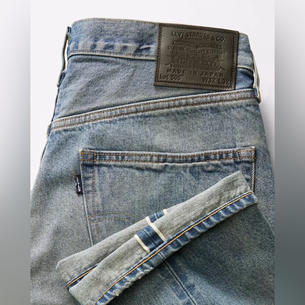 Leviâs Blue Tab Leviâs Menâs Made In Japan 505 Jeans